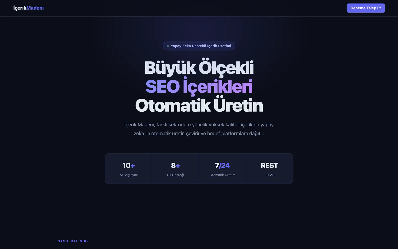 İçerik Madeni — icerikmadeni.com