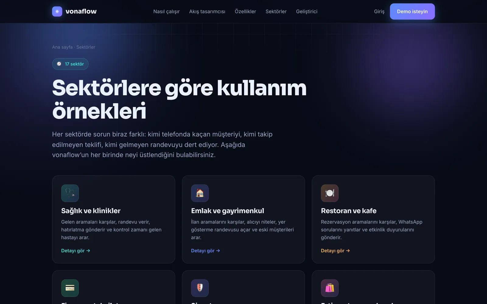 Vonaflow — screens and visuals
